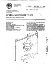 Устройство для тренировки гимнастов на коне (патент 1729537)