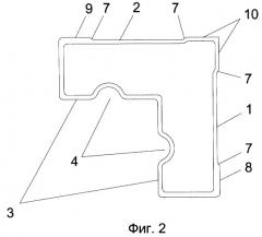 Угловой профильный элемент опалубки (патент 2293828)