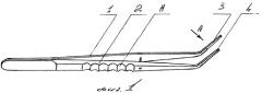 Пинцет для сгибания и имплантации интраокулярных линз (патент 2286751)