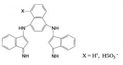 8-амино-5-[[(4-амино-5-сульфо-1-нафтиленил)имино]-2,3-дигидро-2-фенил-1н-инден-1-илиден]амино]-1-нафтиленсульфокислота, обладающая свойством кислотного красителя для шелка, шерсти и капрона (патент 2649400)