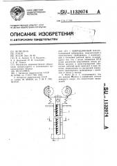 Вибрационный насос (патент 1132074)