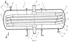 Теплообменный аппарат погружного типа (патент 2258879)