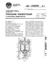 Установка для комплексной обработки семян (патент 1556559)
