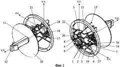 Антенное устройство с линейной поляризацией (патент 2282287)