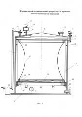 Вертикальный цилиндрический резервуар для хранения легкоиспаряющихся жидкостей (патент 2608039)