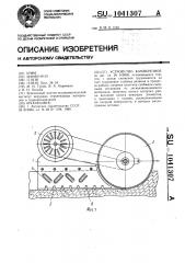 Устройство камнерезное (патент 1041307)