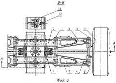 Шасси автомобиля с активной пневматической подвеской (патент 2397073)