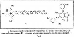 Антиэймериозная фармацевтическая композиция на основе соли четвертичного фосфония и замещенного динитробензофуроксана (патент 2473334)