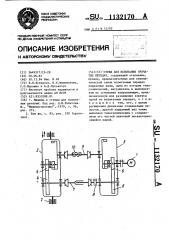 Стенд для испытания зубчатых передач (патент 1132170)