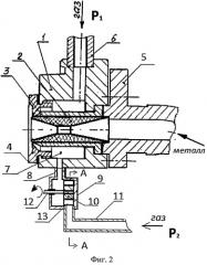 Устройство для распыления расплавленных металлов (патент 2539512)