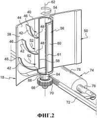 Отклоняющая система для газового потока в реактивном сопле (патент 2377430)