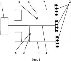 Многоколлекторное устройство подачи топлива в камеру сгорания газотурбинного двигателя (патент 2664900)