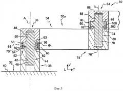 Устройство с шарнирными узлами для удержания кузова автотранспортного средства (патент 2464199)