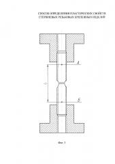 Способ определения пластических свойств стержневых резьбовых крепежных изделий (патент 2622487)