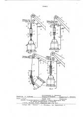 Устройство для разгрузки горнопроходческой бадьи (патент 594003)