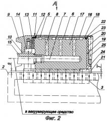 Вакуумное устройство для крепления на обрабатывающем станке (патент 2258592)