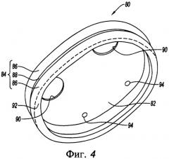 Межтурбинный картер с контуром охлаждения и содержащий его турбореактивный двигатель (патент 2450129)