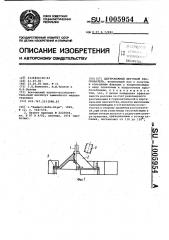 Центробежный круговой рассеиватель (патент 1005954)
