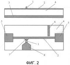 Микрополосковый стабилизированный резонансно-туннельный генератор электромагнитных волн для миллиметрового и субмиллиметрового диапазона длин волн (патент 2337467)