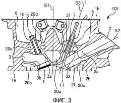 Головка блока цилиндров многоцилиндрового двигателя внутреннего сгорания (патент 2660727)