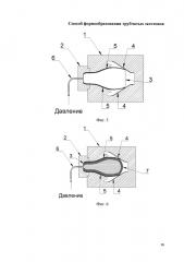 Способ формообразования из трубчатых заготовок деталей с элементами жесткости в виде выворотов (патент 2619007)