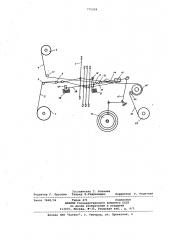 Машина для выработки полотна ткановязаной структуры (патент 775204)
