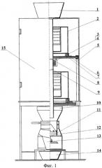 Установка для микронизации зерна (патент 2389418)