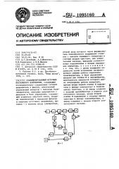 Стабилизированный источник постоянного напряжения (патент 1095160)