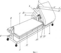 Кинетическая кровать (патент 2435559)
