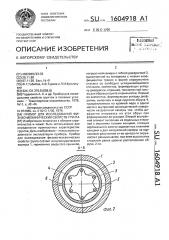 Прибор для исследования физико-механических свойств грунта (патент 1604918)