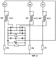 Стабилизатор симметричного трехфазного напряжения (патент 2249895)