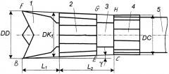 Калибратор конический в компоновке бурильной колонны (патент 2298630)