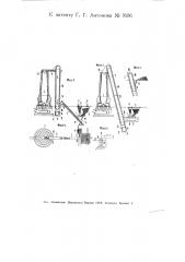 Приспособление для подачи топлива и обжигаемого материала в шахтную печь (патент 9106)
