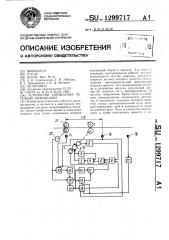 Устройство управления летучими ножницами (патент 1299717)