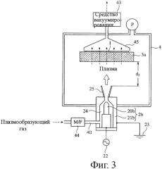 Способ и устройство для плазменной обработки пористого тела (патент 2402374)