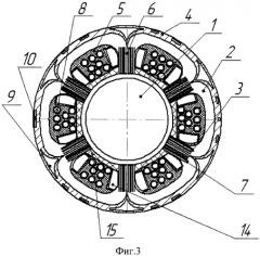 Магнитопровод статора электромеханических преобразователей энергии с интенсивным охлаждением (варианты) и способ его изготовления (патент 2570834)