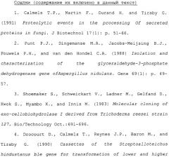 Новые регулирующие экспрессию последовательности и продукт экспрессии в области гифомицетов (патент 2272835)