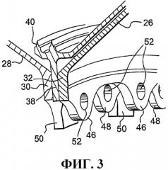 Радиальный кольцевой фланец, соединение элементов рабочего колеса или статора и газотурбинный двигатель (патент 2498080)