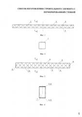 Способ изготовления строительного элемента с перфорированной стенкой (патент 2619571)