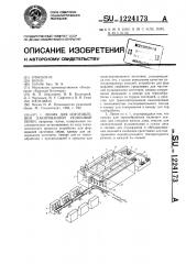 Линия для изготовления лакированной резиновой обуви (патент 1224173)