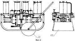 Установка напорного двухкомпонентного дозирования для безвоздушного нанесения полимерных композитных покрытий (патент 2342202)