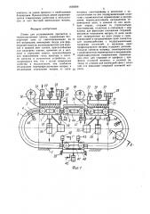 Линия для упаковывания предметов в термопластичную пленку (патент 1620366)