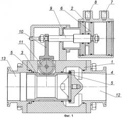 Клапан с линейным приводом (патент 2450190)