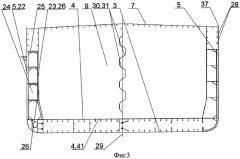 Корпус танкера ледового класса (варианты) (патент 2286908)