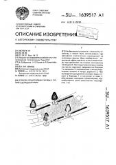 Способ подготовки почвы к поливу дождеванием (патент 1639517)