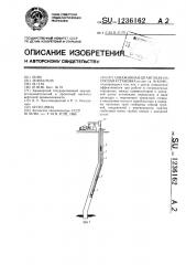 Скважинная штанговая насосная установка (патент 1236162)