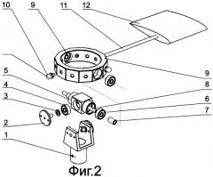 Регулируемая механическая система стабилизации многолопастного несущего винта вертолета (патент 2400397)