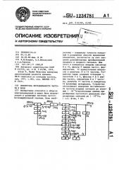 Измеритель нестабильности частоты и фазы (патент 1234781)