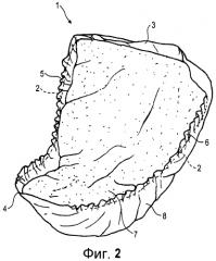 Поглощающее изделие, содержащее элемент определенной формы, и способ изготовления такого изделия (патент 2554011)
