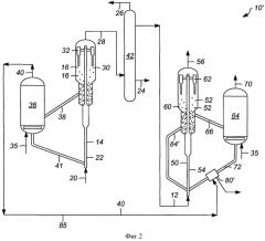 Установка для каталитического крекинга с двумя стояковыми реакторами для увеличенного выхода легкого олефина (патент 2569884)